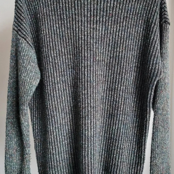 Leo & Nicole Greenish Gray Multi-Color Tweed Sweater (Size XL) - Picture 13 of 15